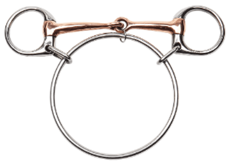 Dexter Snaffle with Copper Mouth - 12.5cm