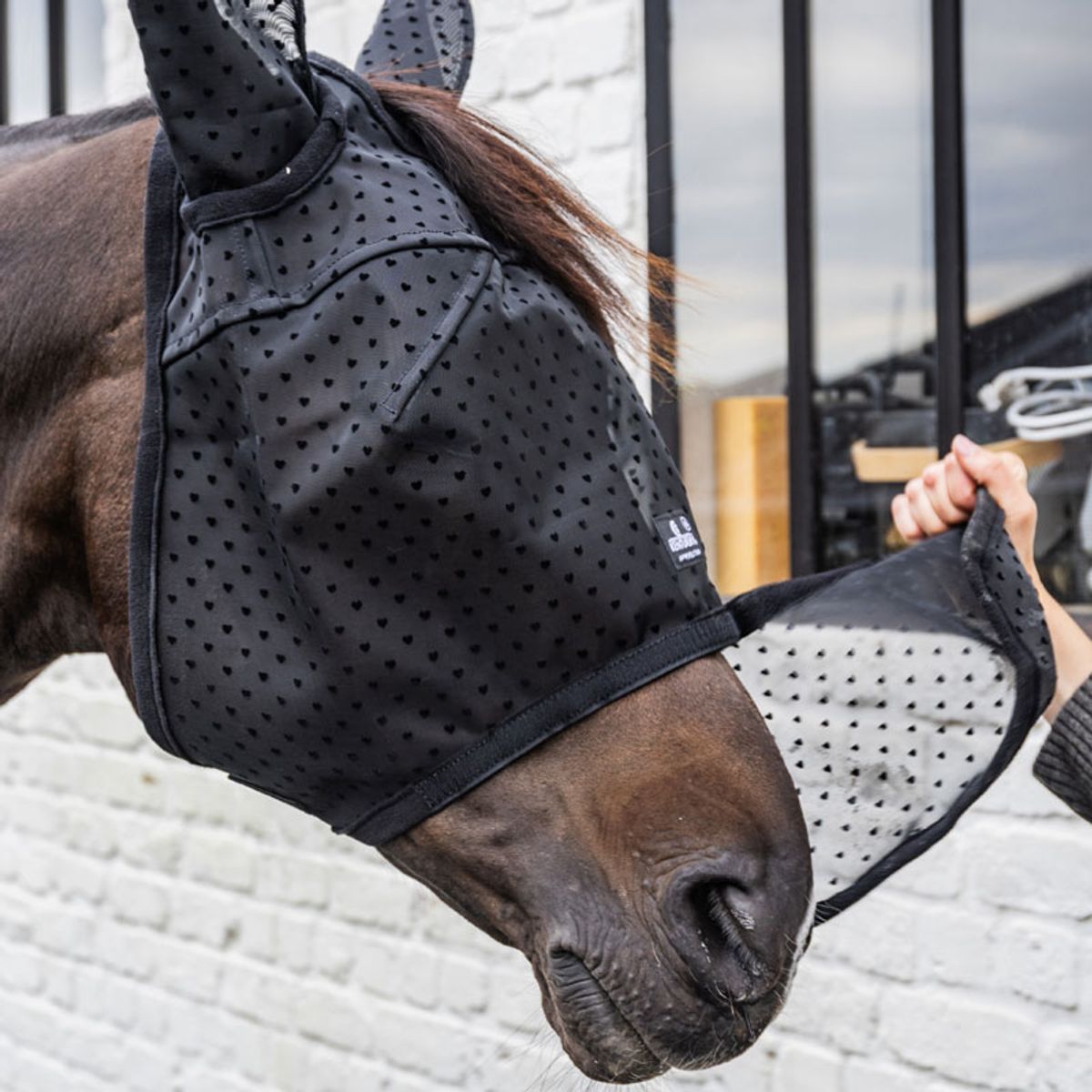 Kentucky Fly Mask Heart w/Ears And Nose 
