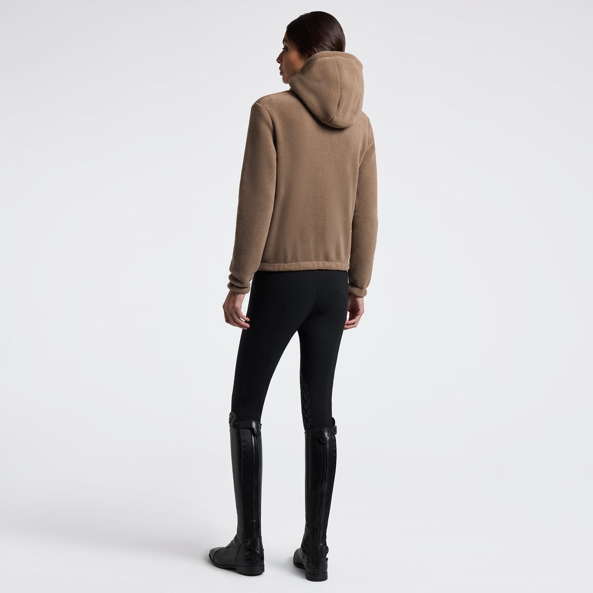 Cavalleria Toscana Women's Technical Fleece Zip Hoodie