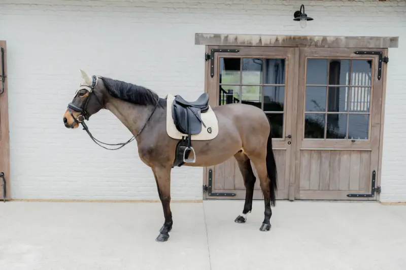 Kentucky Saddle Pad Plaited 3D Logo DR