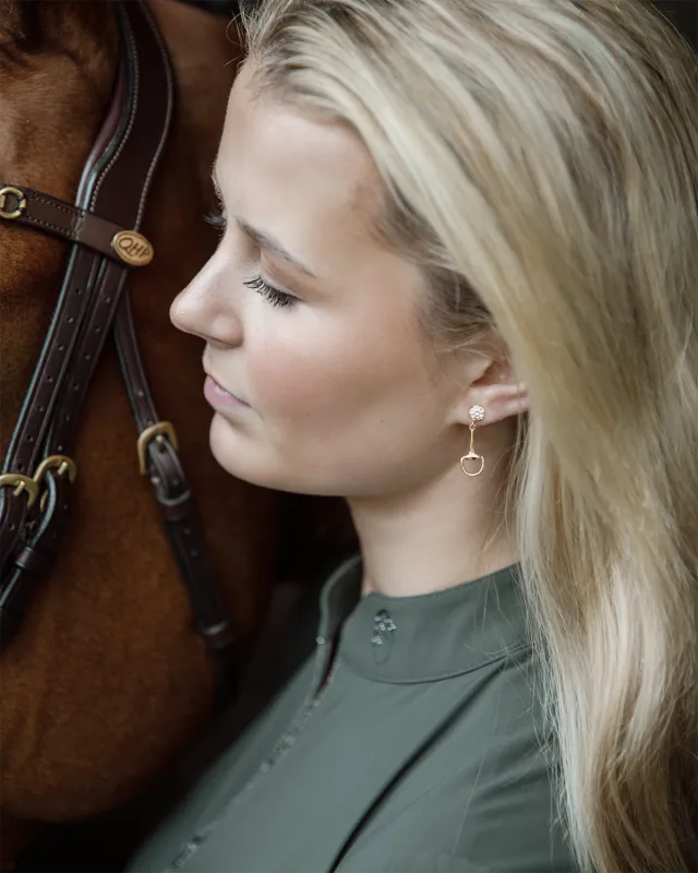 ISABELLE – Horsebit Ørepynt Sølv