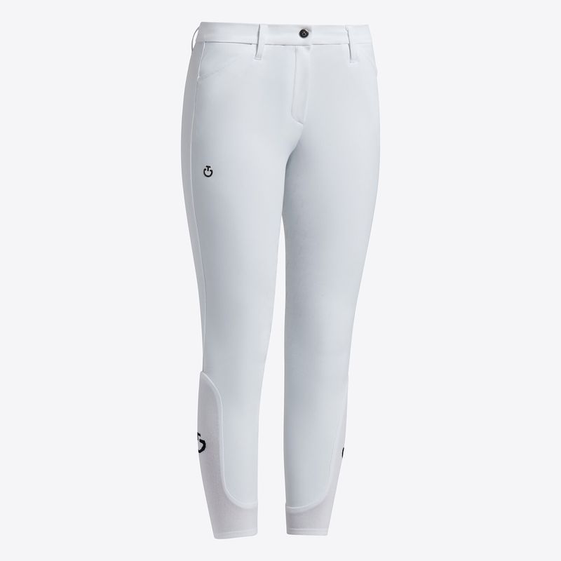 Unisex Young rider's full grip breeches | Cavalleria Toscana - White