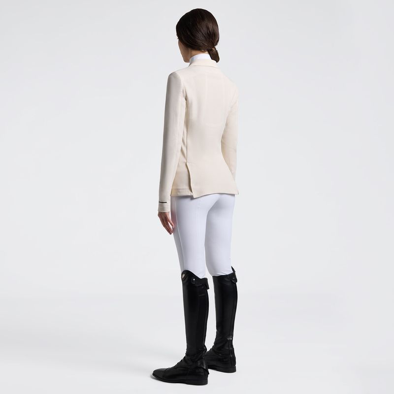 Cavalleria Toscana Women's Competition jacket with zip with inserts in technical mesh - Brich