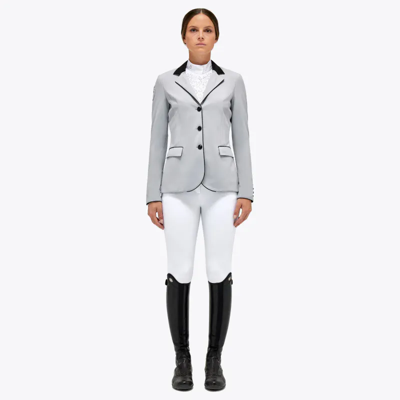 Cavalleria Toscana Women's Competition Jacket with Buttons - grey