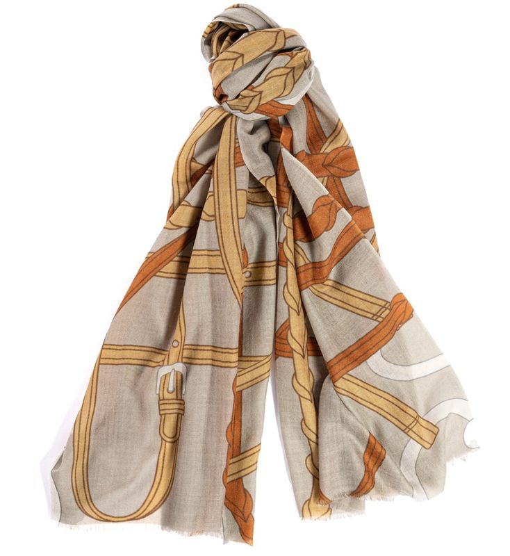 ADAMSBRO 100% CASHMERE SCARF BRIDLE