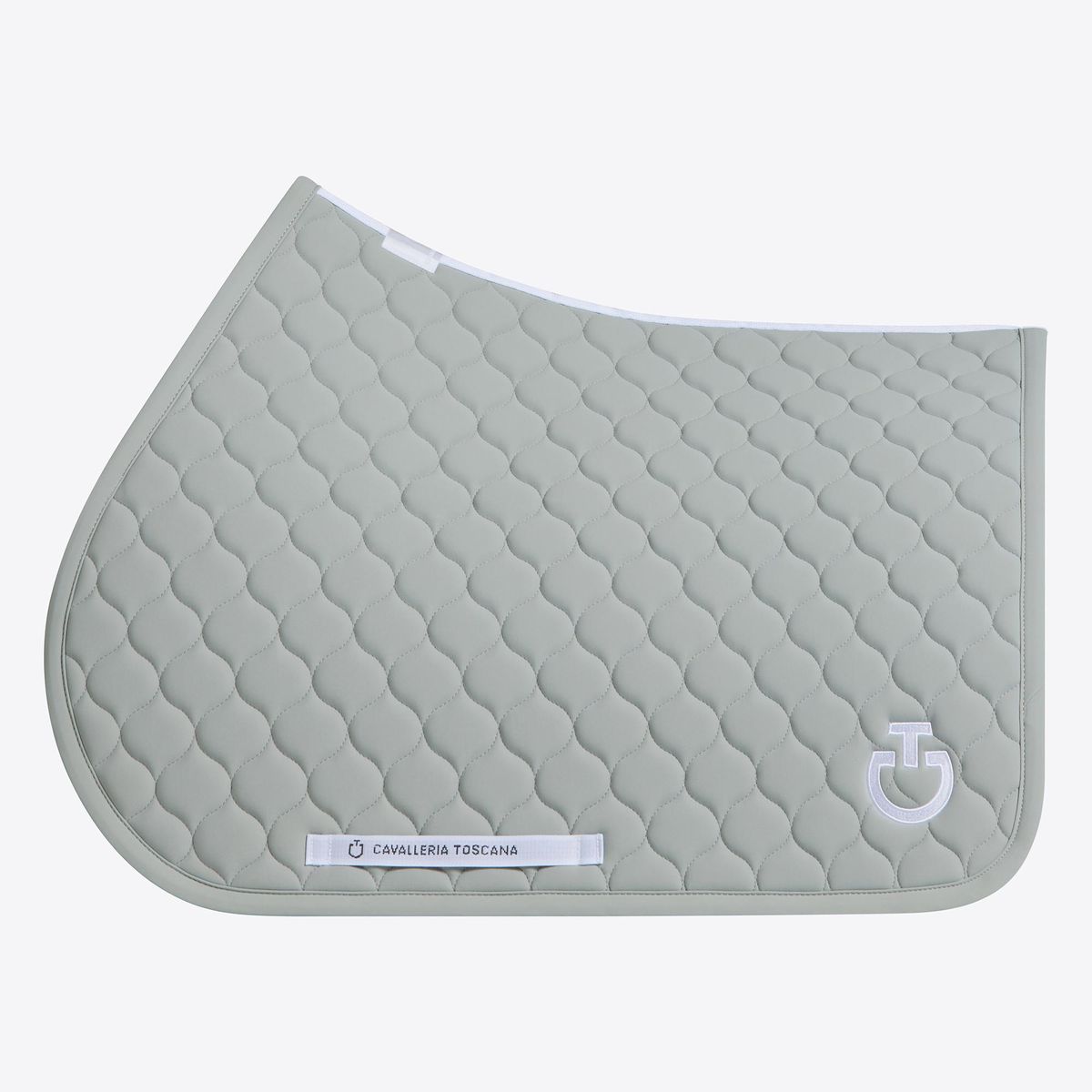 Cavalleria Toscana Jumping Saddle Pad with Circular Quilting - Belgian Block
